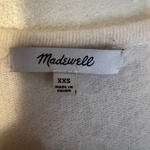 Madewell Kent Colorblock wool cardigan - Picture 6 of 8